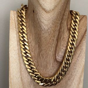 C Wonder 17 inch Gold Tone Necklace